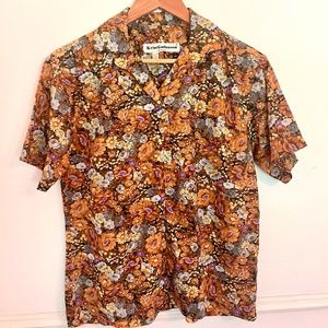 Krist Gudnason Vintage 70's Floral Cotton Blouse